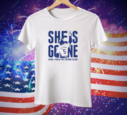 She is gone game 1 walk-off grand slam Freddie Freeman Tee Shirt