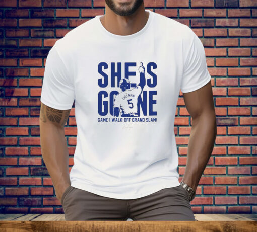 She is gone game 1 walk-off grand slam Freddie Freeman Tee Shirt