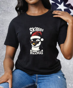 Skibidi Rizzmas Gen Alpha Slang Christmas Penguin Tee Shirt