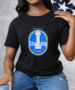 Spacex Starship Flight 6 Tee Shirt