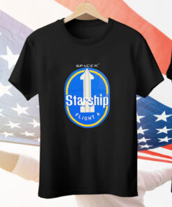 Spacex Starship Flight 6 Tee Shirt