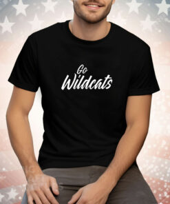 Spencer Linton Wearing Go Wildcats Tee Shirt