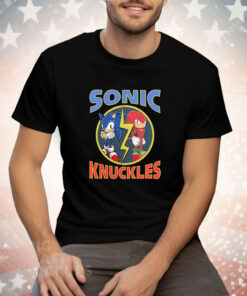 Taylor Decker Wearing Sonic X Knuckles Tee Shirt