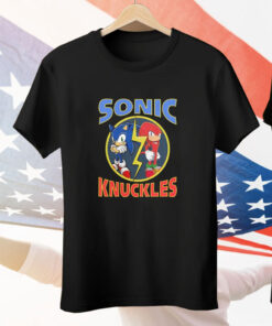 Taylor Decker Wearing Sonic X Knuckles Tee Shirt