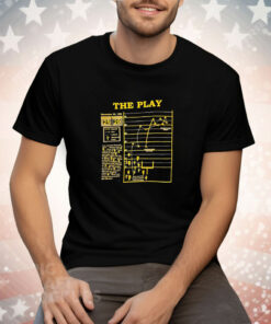 The Play Stanford vs Cal 1982 Football Game Diagram Tee Shirt