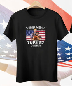 Trump Vance Winner Winner Turkey Dinner Thanksgiving Step Brothers Tee Shirt