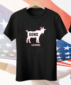 UConn Basketball Geno Auriemma GOAT Tee Shirt