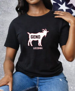 UConn Basketball Geno Auriemma GOAT Tee Shirt