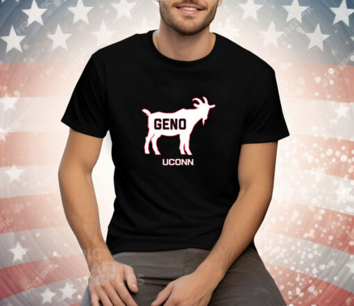 UConn Basketball Geno Auriemma GOAT Tee Shirt