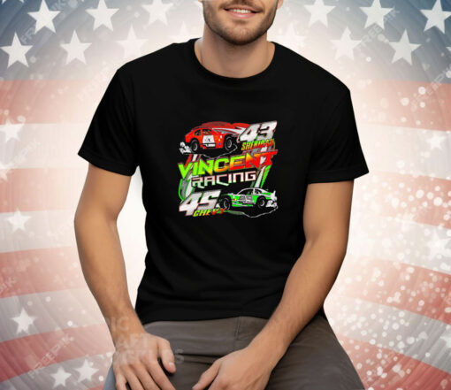 Vincent Racing 43 Sheridan 45 Chevy Tee Shirt