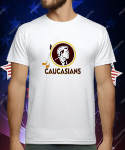 Washington Commanders caucasians hockey logo T-Shirt