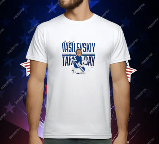 Andrei Vasilevskiy Center Ice Caricature T-Shirt