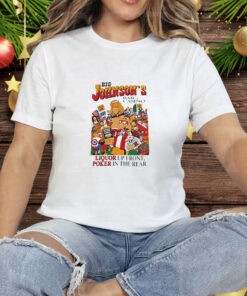 Big Johnson’s Bar and Casino liquor up front poker in the rear Tee Shirt