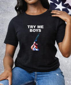 Carl Niehaus Try Me Boys Tee Shirt