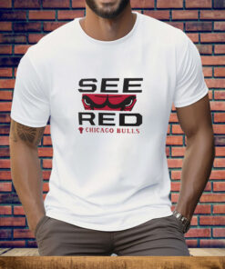 Chicago Bulls see red Tee Shirt