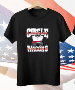 Circle The Wagons Graphic Tee Shirt