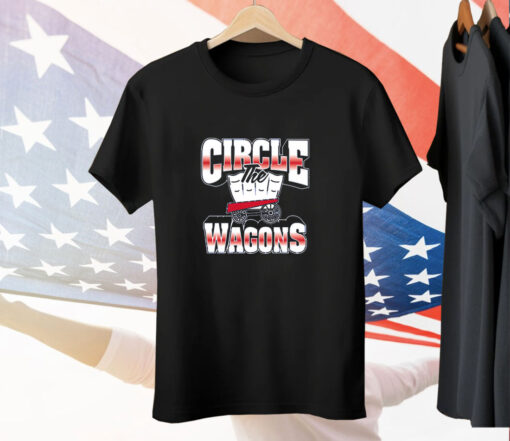 Circle The Wagons Graphic Tee Shirt