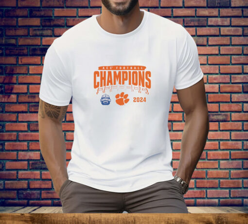 Clemson Tigers 2024 ACC Football Conference Champions Tee Shirt