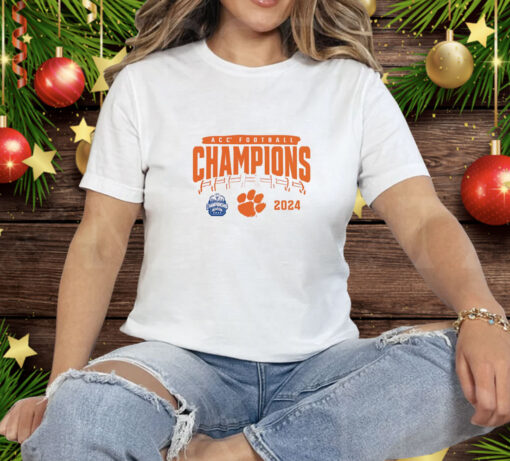 Clemson Tigers 2024 ACC Football Conference Champions Tee Shirt