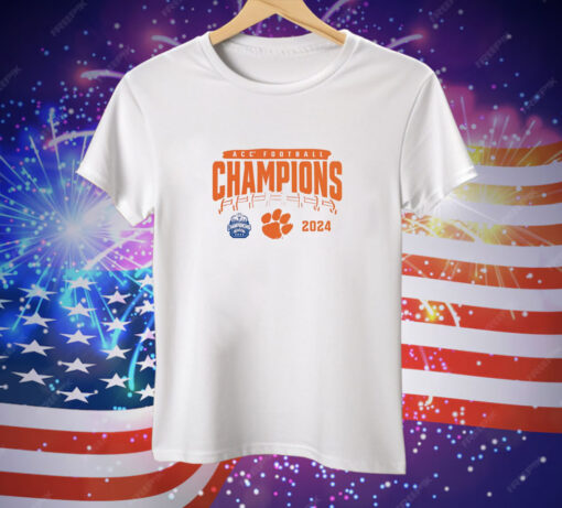 Clemson Tigers 2024 ACC Football Conference Champions Tee Shirt