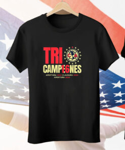 Club America Tri Champions Apertura 2024 Tee Shirt