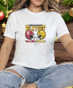 College Football Playoff 2025 Indiana at Notre Dame First Round Head-To-Head Tee Shirt