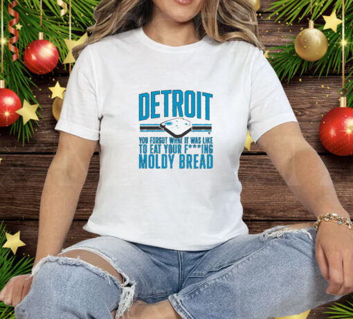 Detroit Football Moldy Bread Tee Shirt