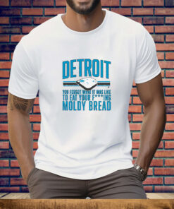 Detroit Football Moldy Bread Tee Shirt