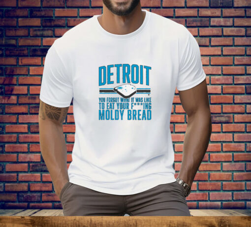 Detroit Football Moldy Bread Tee Shirt