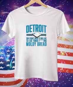 Detroit Football Moldy Bread Tee Shirt