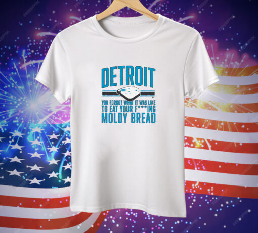 Detroit Football Moldy Bread Tee Shirt