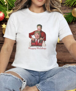 Donald Trump 90s Christmas Photo Tee Shirt