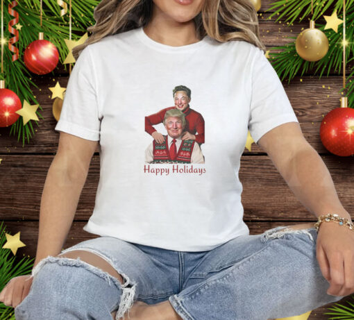 Donald Trump 90s Christmas Photo Tee Shirt