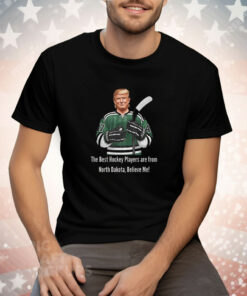 Donald Trump North Dakota Hockey Tee Shirt