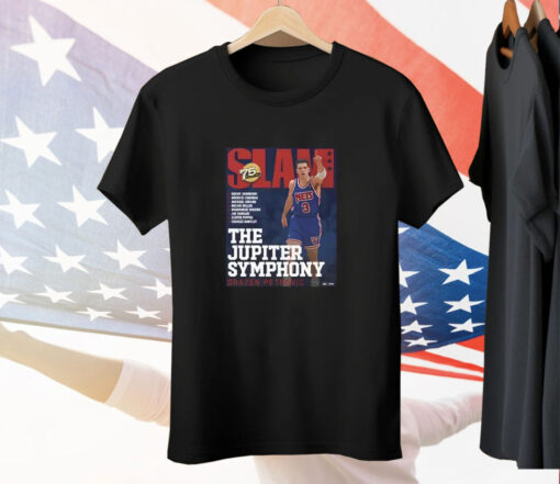 Drazen Petrovic The Jupiter Symphony Slam Cover Tee Shirt