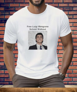 Free Luigi Mangione School Walkout Tee Shirt