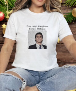 Free Luigi Mangione School Walkout Tee Shirt