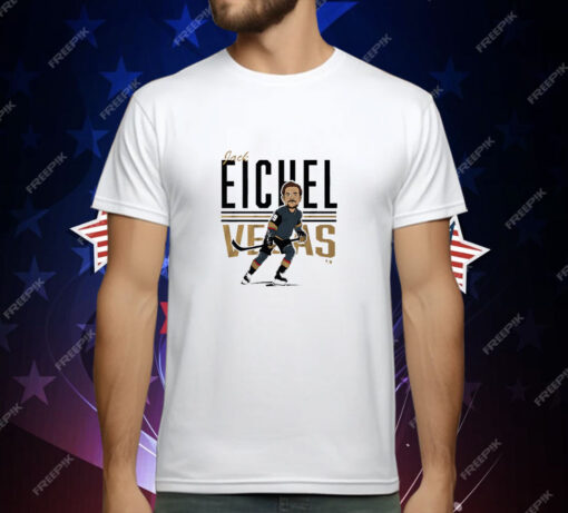 Jack Eichel Center Ice Caricature T-Shirt