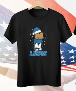 Just A Chill Guy Chill With Detroit Lions Christmas Tee Shirt