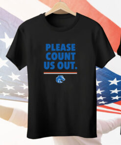 Kaden Anderson Wearing Please Count Us Out Tee Shirt