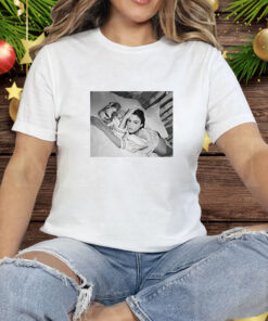 Monica Bellucci on the Bed Tee Shirt