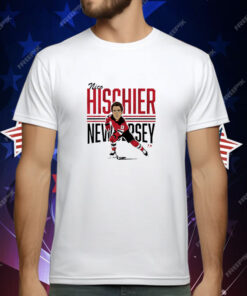 Nico Hischier Center Ice Caricature T-Shirt