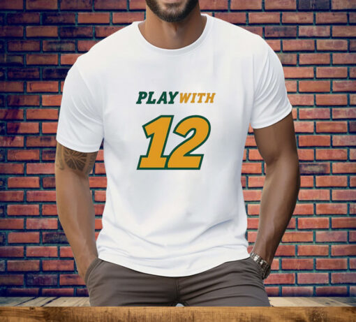 North Dakota State Bison Play with 12 Tee Shirt