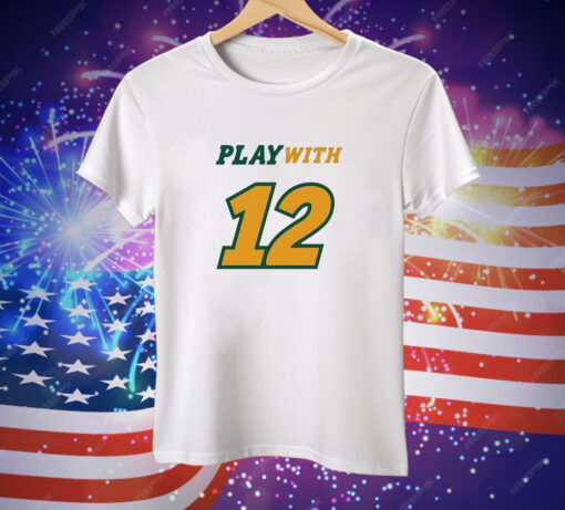 North Dakota State Bison Play with 12 Tee Shirt