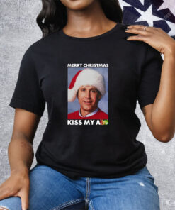 Patience Wolfe Clark Griswold Merry Christmas Kiss My Ass Tee Shirt