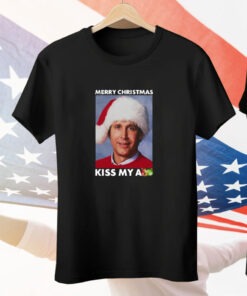 Patience Wolfe Clark Griswold Merry Christmas Kiss My Ass Tee Shirt