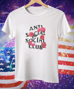 Rose anti social social club Tee Shirt