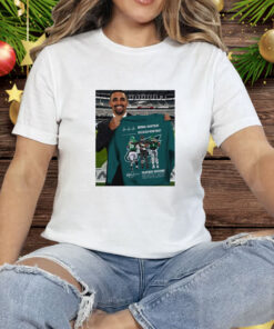 Saquon Barkley Nick Sirianni Jalen Hurts Normal Heartbeat Deceased Heartbeat Heartbeat Watching Eagles Tee Shirt