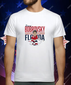 Sergei Bobrovsky Center Ice Caricature Shirt