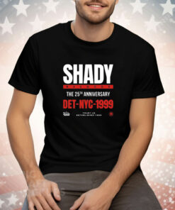 Shady Records 25Th Anniversary Det Nyc T-Shirt